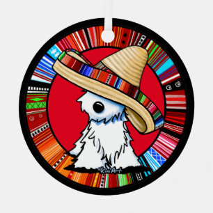 Adorno Metálico KiniArt Fiesta Westie