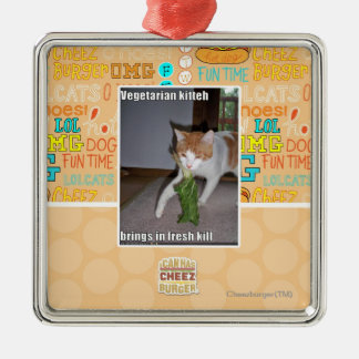 Adorno Metálico Kitteh vegetariano