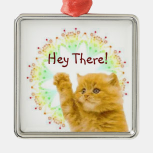 Adorno Metálico Kitty Ornament