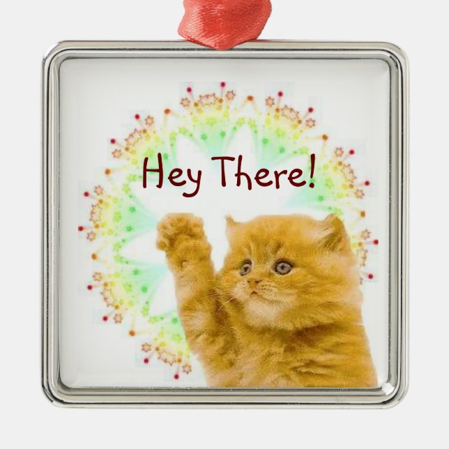 Adorno Metálico Kitty Ornament (Frente)