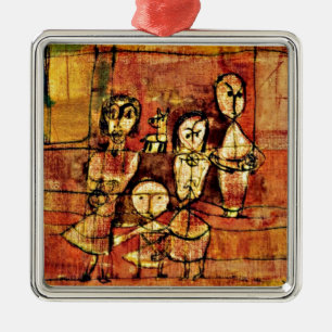 Adorno Metálico Klee - Niños y perros
