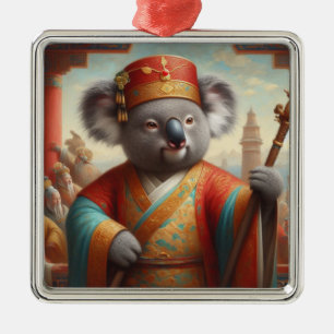 Adorno Metálico Koala Antigua China