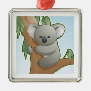 Adorno Metálico Koala de Kawaii