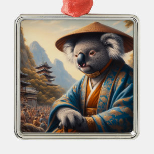 Adorno Metálico Koala Japón Antiguo