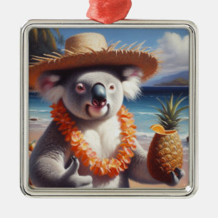 Adorno Metálico Koala Luau