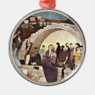 Adorno Metálico Kosztka - El pozo de María en Nazaret