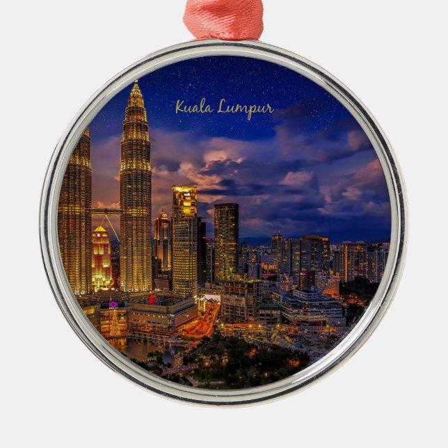 Adorno Metálico Kuala Lumpur, Torres gemelas Petronas (Frente)