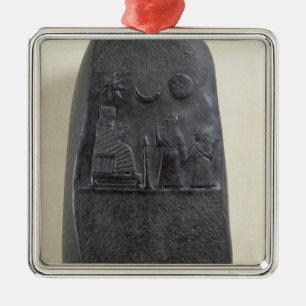 Adorno Metálico Kudurru de rey Melishikhu II