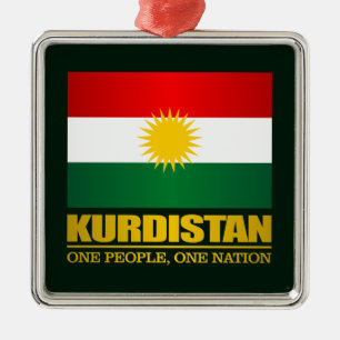 Adorno Metálico Kurdistan (una personas, una nación)