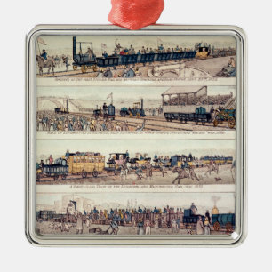 Adorno Metálico La abertura de Stockton y de Darlington