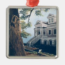 Adorno Metálico La acuarela de Galveston, Guillermo 1876 Weber