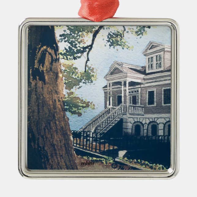 Adorno Metálico La acuarela de Galveston, Guillermo 1876 Weber (Frente)