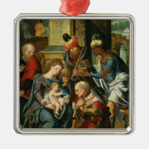 Adorno Metálico La adoración de unos de los reyes magos, 1530