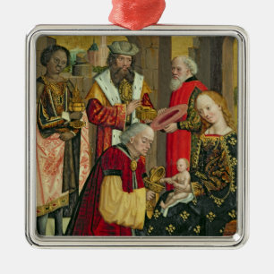 Adorno Metálico La adoración de unos de los reyes magos, del alta