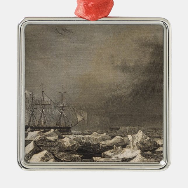 Adorno Metálico La Antártida 3 (Frente)