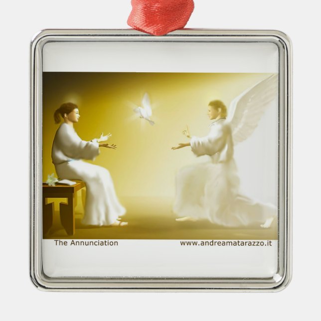 Adorno Metálico La Anunciación (Frente)