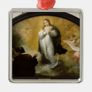 Adorno Metálico La aparición de la Virgen, 1665
