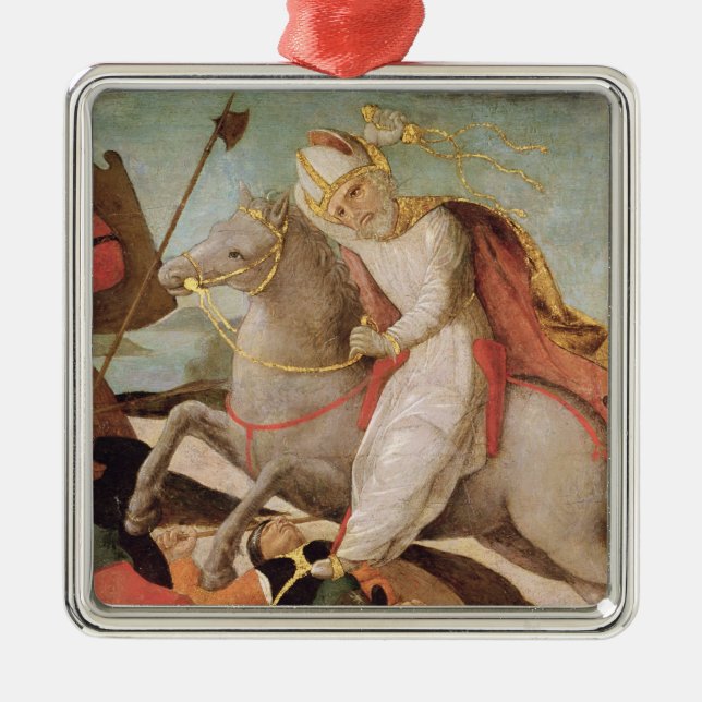 Adorno Metálico La aparición de St Ambrose (Frente)