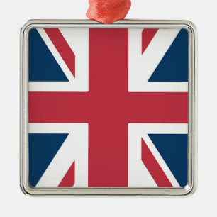 Adorno Metálico La bandera británica Union Jack