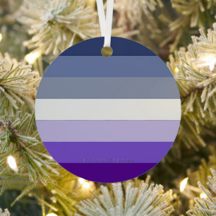 Adorno Metálico La bandera del orgullo de lesbianas butch de Slipp