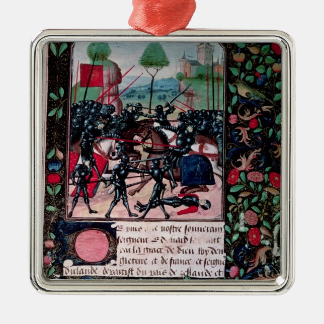 Adorno Metálico La batalla de Barnet, 1471 (Frente)