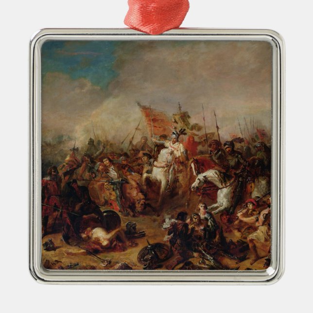 Adorno Metálico La batalla de Hastings en 1066 (Frente)