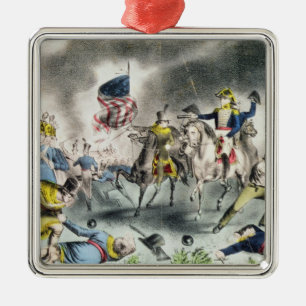 Adorno Metálico La batalla de New Orleans, pub. Curtidor de