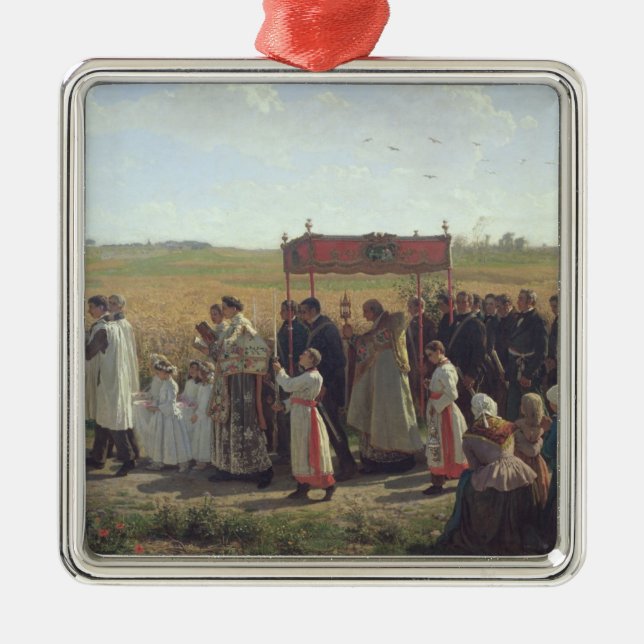 Adorno Metálico La bendición del trigo en el Artois, 1857 (Frente)