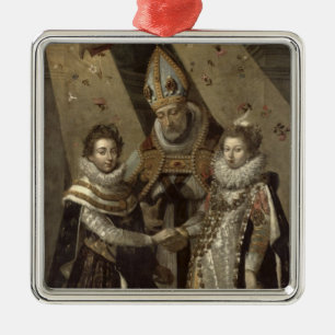 Adorno Metálico La boda de Louis XIII