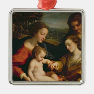 Adorno Metálico La boda mística de St. Catherine de