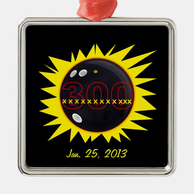 Adorno Metálico La bolera perfecta, con 12 X (Frente)