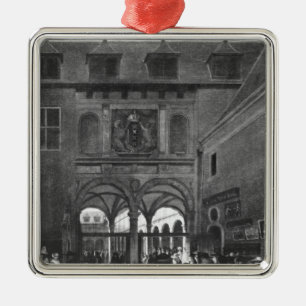 Adorno Metálico La bolsa de valores de Ámsterdam