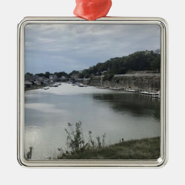 Adorno Metálico La cantera de la isla Johnson, Ohio (Frente)