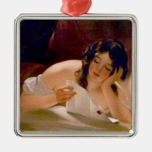 Adorno Metálico La carta de amor (de Thomas Sully)