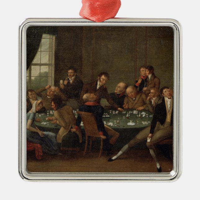 Adorno Metálico La casa de juego (Frente)