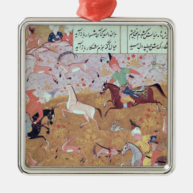 Adorno Metálico La caza real (Frente)