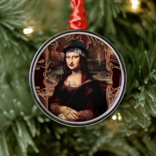 Adorno Metálico La Chola Mona Lisa