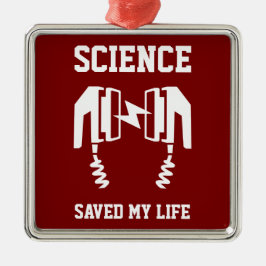 Adorno Metálico La ciencia salvó mi vida