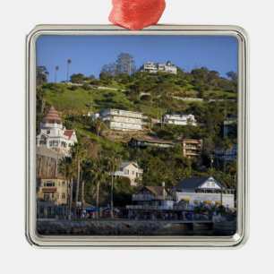 Adorno Metálico La ciudad de Avalon en la isla Catalina,
