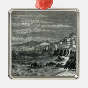 Adorno Metálico La ciudad de Génova