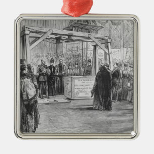 Adorno Metálico La colocación del Príncipe de Gales