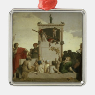 Adorno Metálico La comedia humana, c.1852