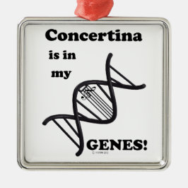 Adorno Metálico La Concertina Está En Mis Genes