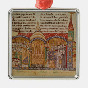 Adorno Metálico La consagración de la iglesia en Cluny