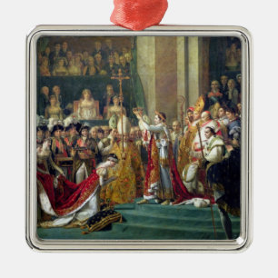 Adorno Metálico La consagración y Josephine de Napoleon