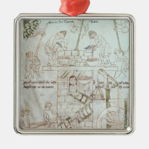 Adorno Metálico La construcción de la torre de Babel