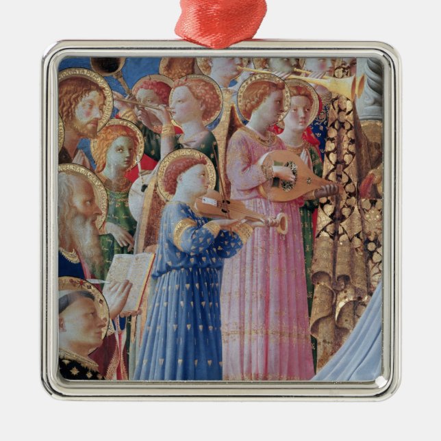 Adorno Metálico La coronación de la virgen (Frente)