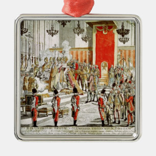 Adorno Metálico La coronación de Leopold II en Bratislava