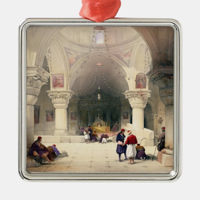 Adorno Metálico La cripta del sepulcro santo, Jerusalén, platea 20 (Frente)