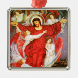 Adorno Metálico La Cruz Roja (Crucifixión de Jesucristo)